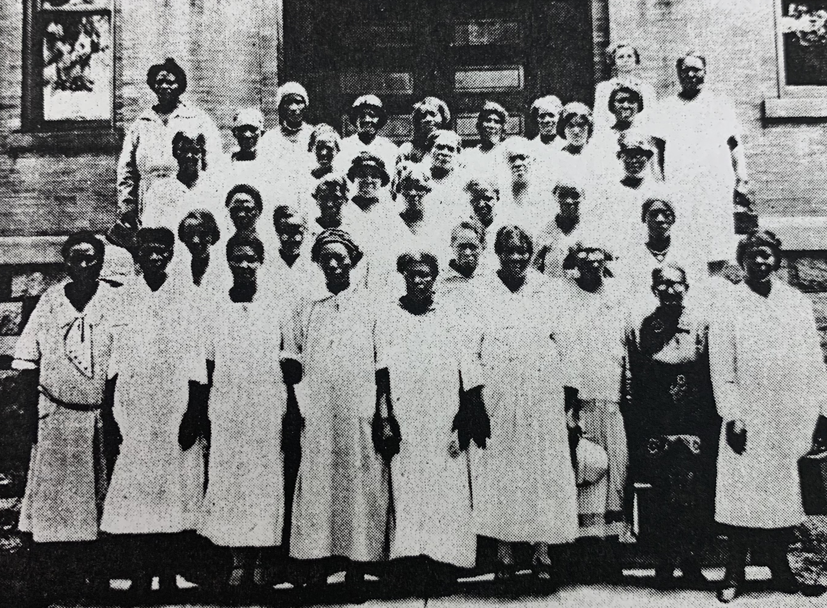 Group portrait of African-American Midwives in Forrest City, Arkansas